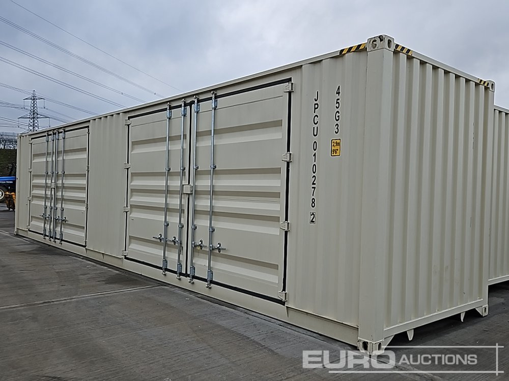 2025 40' x 8' High Cube Container, 2 Side Doors, 1 End Door (Cannot Be Reconsigned) - Ladijski kontejner: slika 1 2025 40' x 8' High Cube Container, 2 Side Doors, 1 End Door (Cannot Be Reconsigned) - Ladijski kontejner: slika 1