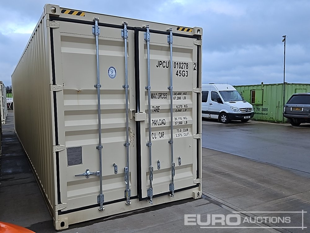 2025 40' x 8' High Cube Container, 2 Side Doors, 1 End Door (Cannot Be Reconsigned) - Ladijski kontejner: slika 4 2025 40' x 8' High Cube Container, 2 Side Doors, 1 End Door (Cannot Be Reconsigned) - Ladijski kontejner: slika 4