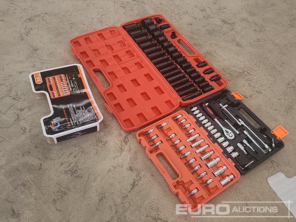 32pc 1/2 Socket Set, 53pc Socket & Bit Set - Oprema za delavnice: slika 4 32pc 1/2 Socket Set, 53pc Socket & Bit Set - Oprema za delavnice: slika 4