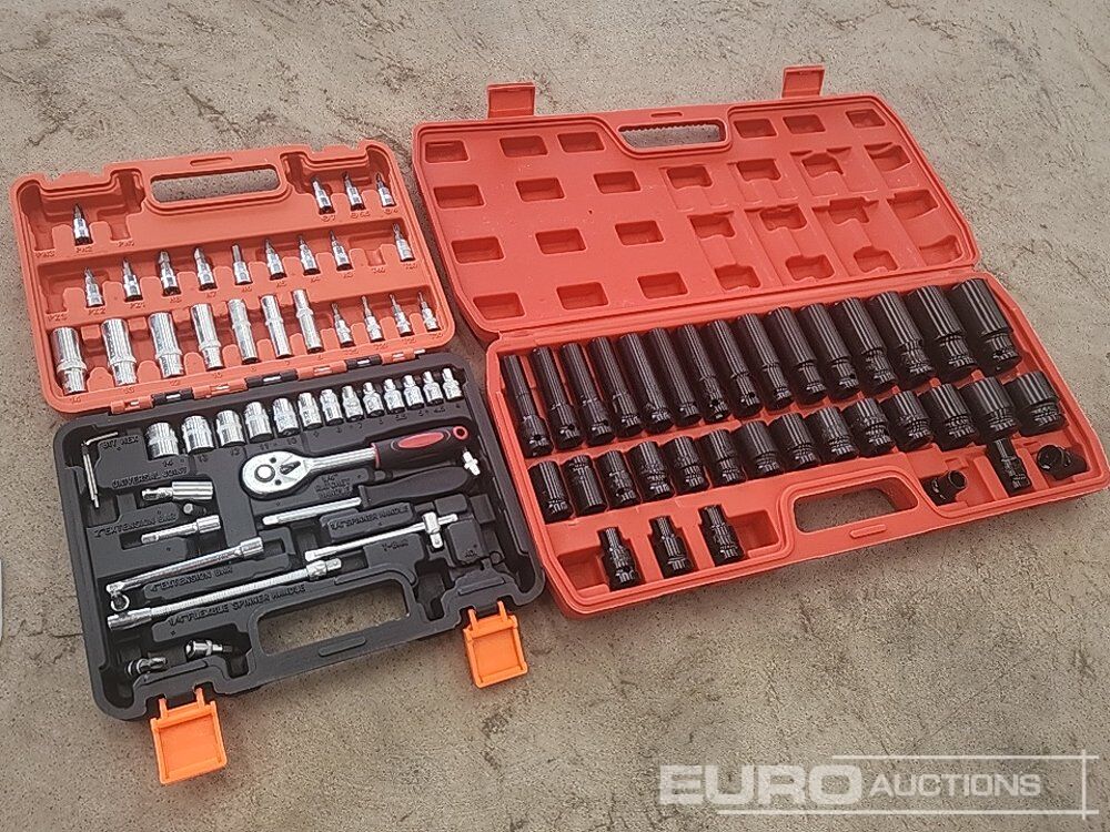 32pc 1/2 Socket Set, 53pc Socket & Bit Set - Oprema za delavnice: slika 1 32pc 1/2 Socket Set, 53pc Socket & Bit Set - Oprema za delavnice: slika 1