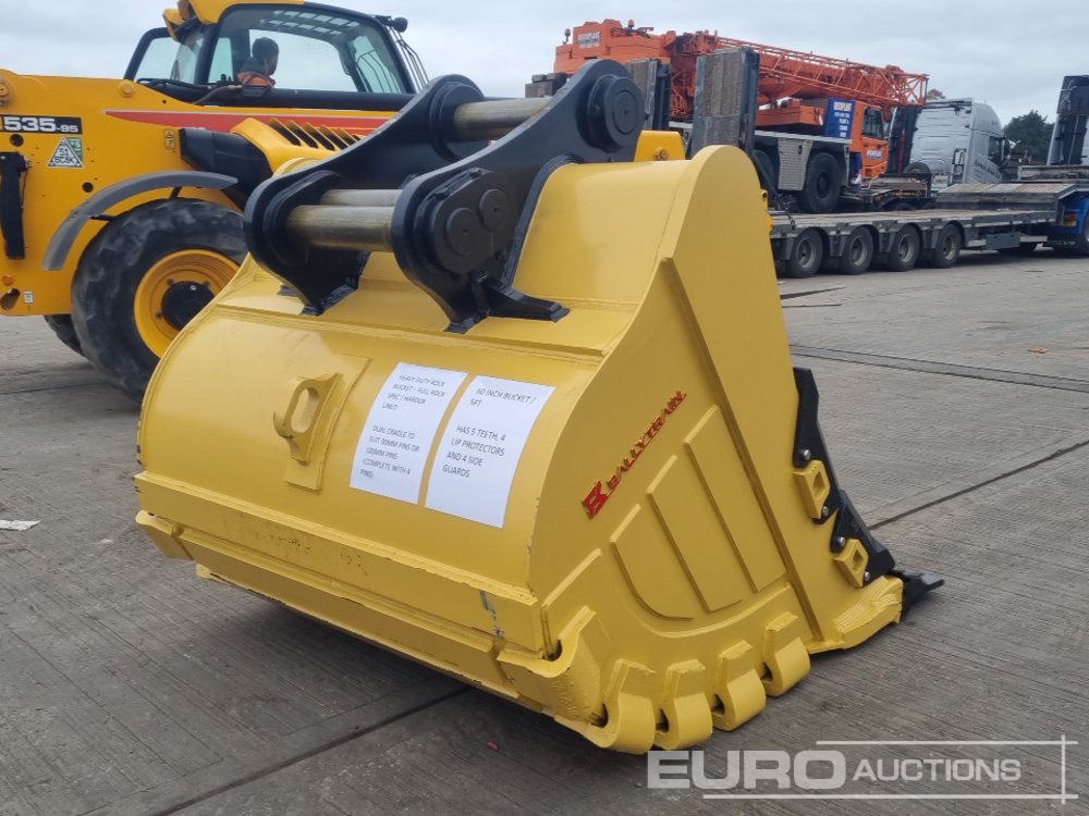 Ballytrain 60" Rock Digging Bucket 90-100mm Dual Pin to suit 30-40Ton Excavator - Žlica: slika 5 Ballytrain 60" Rock Digging Bucket 90-100mm Dual Pin to suit 30-40Ton Excavator - Žlica: slika 5