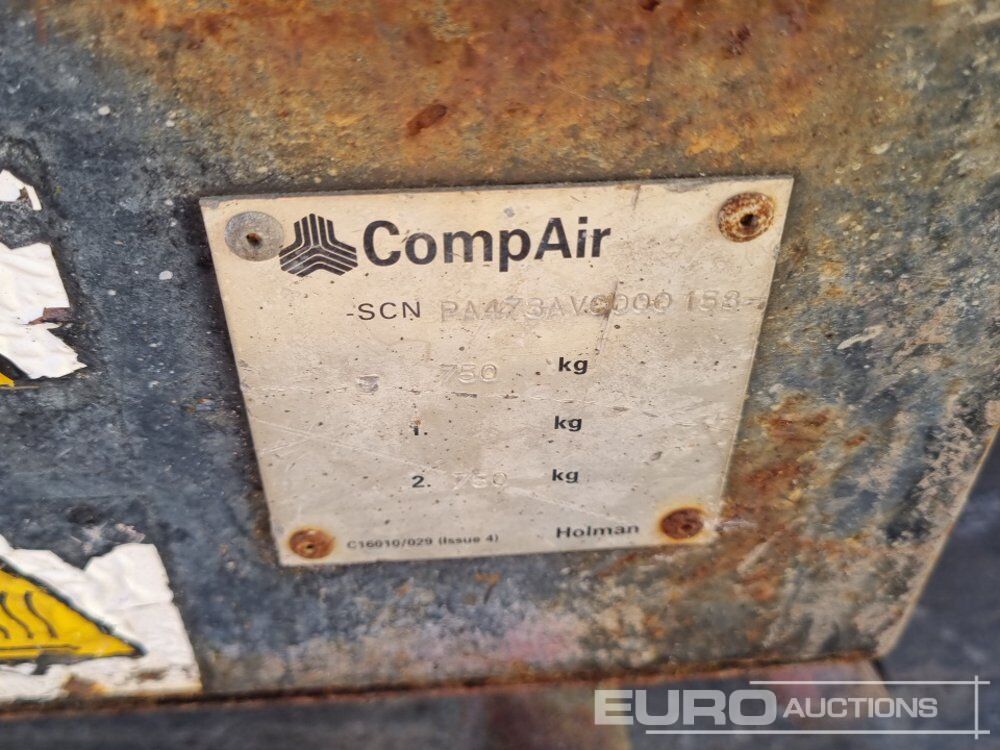 Zračni kompresor Comp Air Compressor (Engine Missing), Atlas Copco Single Axle Compressor (Engine Missing), Comp Air Single Axle Compressor (Engine Missing): slika 32 Zračni kompresor Comp Air Compressor (Engine Missing), Atlas Copco Single Axle Compressor (Engine Missing), Comp Air Single Axle Compressor (Engine Missing): slika 32