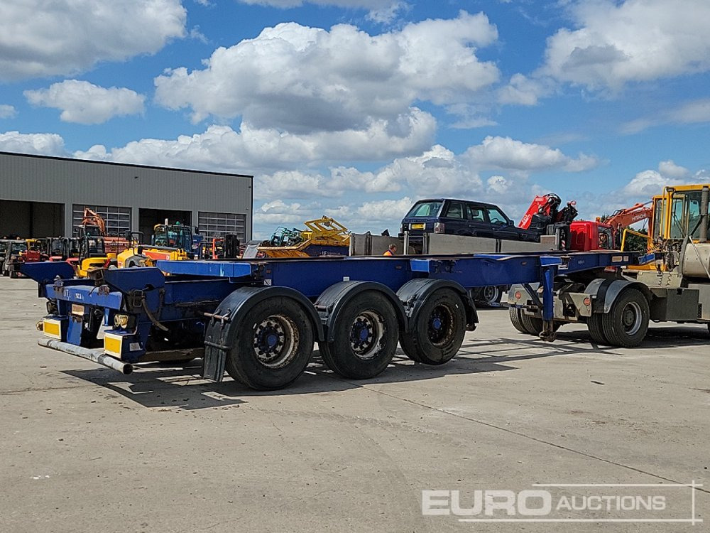 Dennison Trailers Tri Axle Skelton Trailer, Lift Axle - Polprikolica s kesonom: slika 5 Dennison Trailers Tri Axle Skelton Trailer, Lift Axle - Polprikolica s kesonom: slika 5