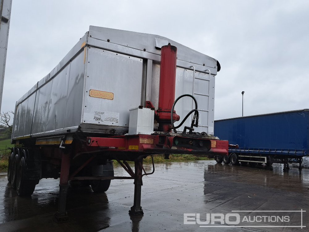 Dennison Tri Axle Bluk Tipping Trailer, Roll Over Cover - Kiper polprikolica: slika 4 Dennison Tri Axle Bluk Tipping Trailer, Roll Over Cover - Kiper polprikolica: slika 4