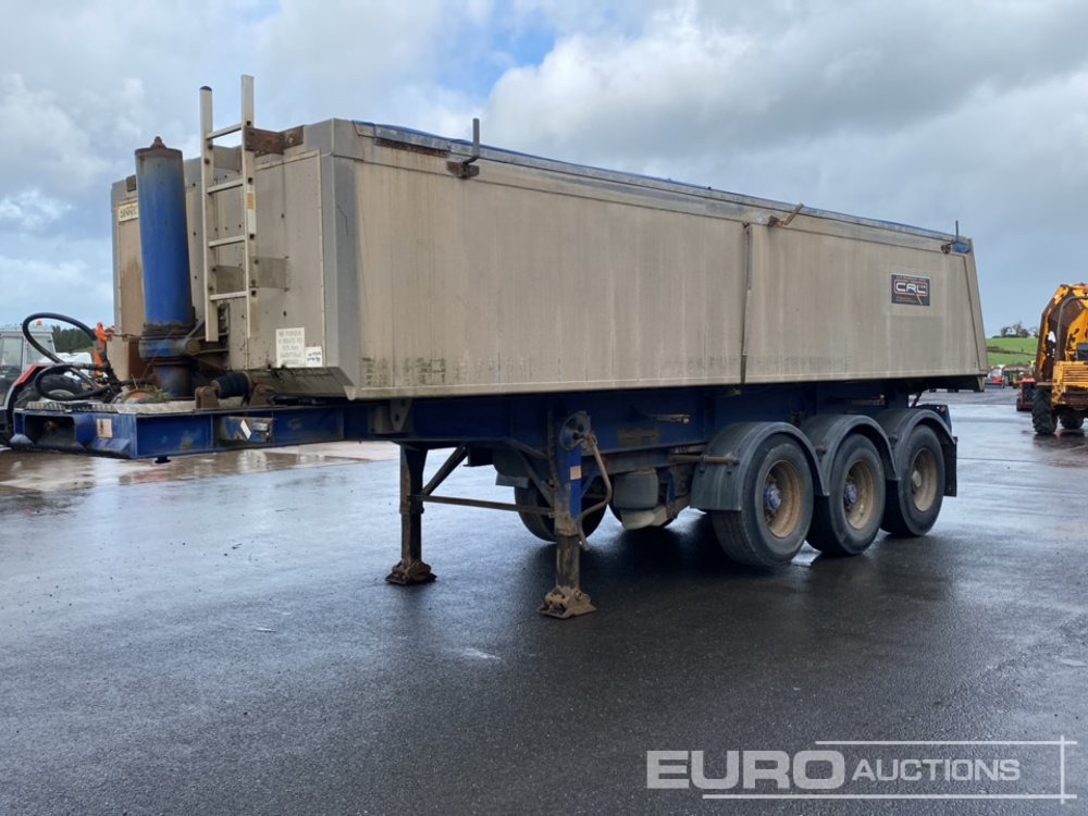 Dennison Tri Axle Bulk Tipping Trailer, Lift Axle - Kiper polprikolica: slika 1 Dennison Tri Axle Bulk Tipping Trailer, Lift Axle - Kiper polprikolica: slika 1