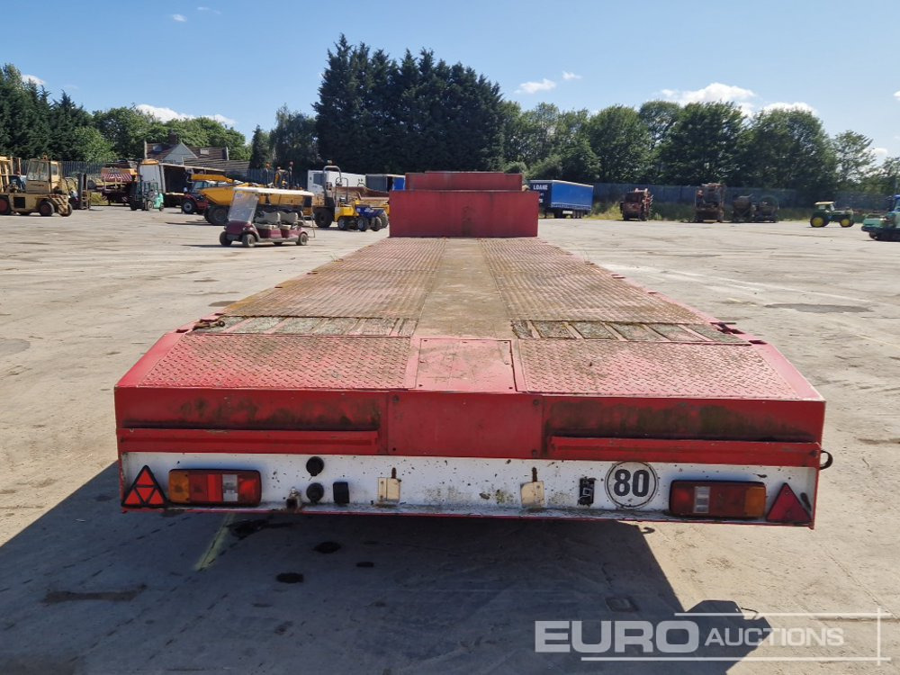 ES-GE 6 Axle Step Frame Extendable Low Loader Trailer, 4 Axle Steer, Air Brakes, Auto Lube - Nizko noseča polprikolica: slika 4 ES-GE 6 Axle Step Frame Extendable Low Loader Trailer, 4 Axle Steer, Air Brakes, Auto Lube - Nizko noseča polprikolica: slika 4