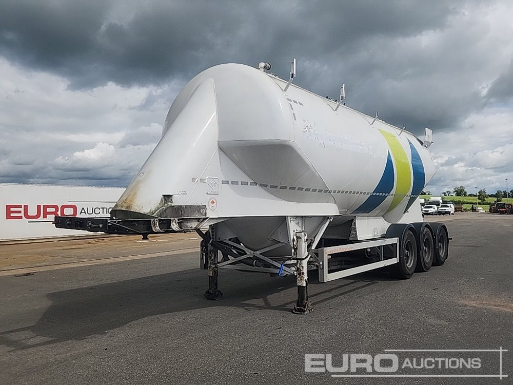 Feldbinder Tri AxleCement Tanker, BPW Axles - Polprikolica cisterna: slika 1 Feldbinder Tri AxleCement Tanker, BPW Axles - Polprikolica cisterna: slika 1
