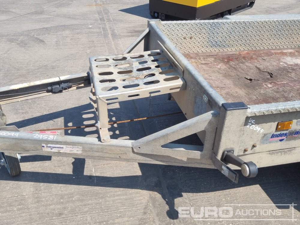 Prikolica za prevoz strojev Indespension 2.7 Ton: slika 15