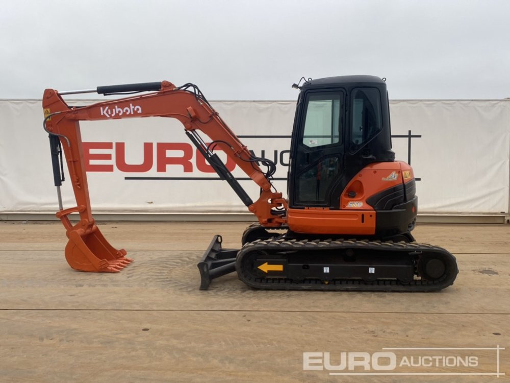 Kubota U55-4 - Mini bager: slika 2 Kubota U55-4 - Mini bager: slika 2
