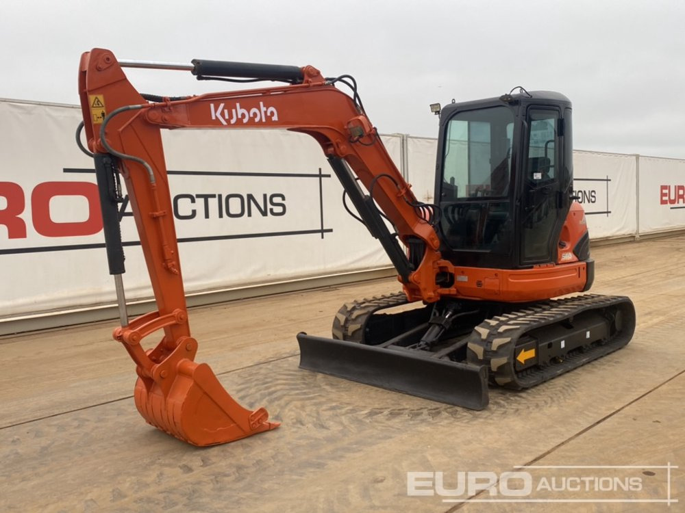Kubota U55-4 - Mini bager: slika 1 Kubota U55-4 - Mini bager: slika 1