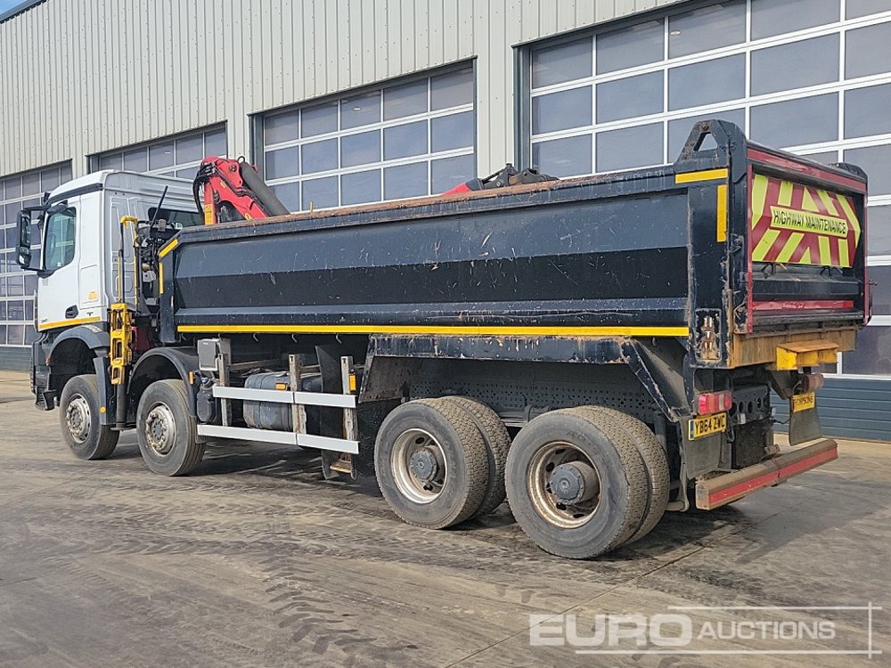 Mercedes Arocs 3240 - Tovornjak prekucnik, Tovornjak z dvigalom: slika 3 Mercedes Arocs 3240 - Tovornjak prekucnik, Tovornjak z dvigalom: slika 3