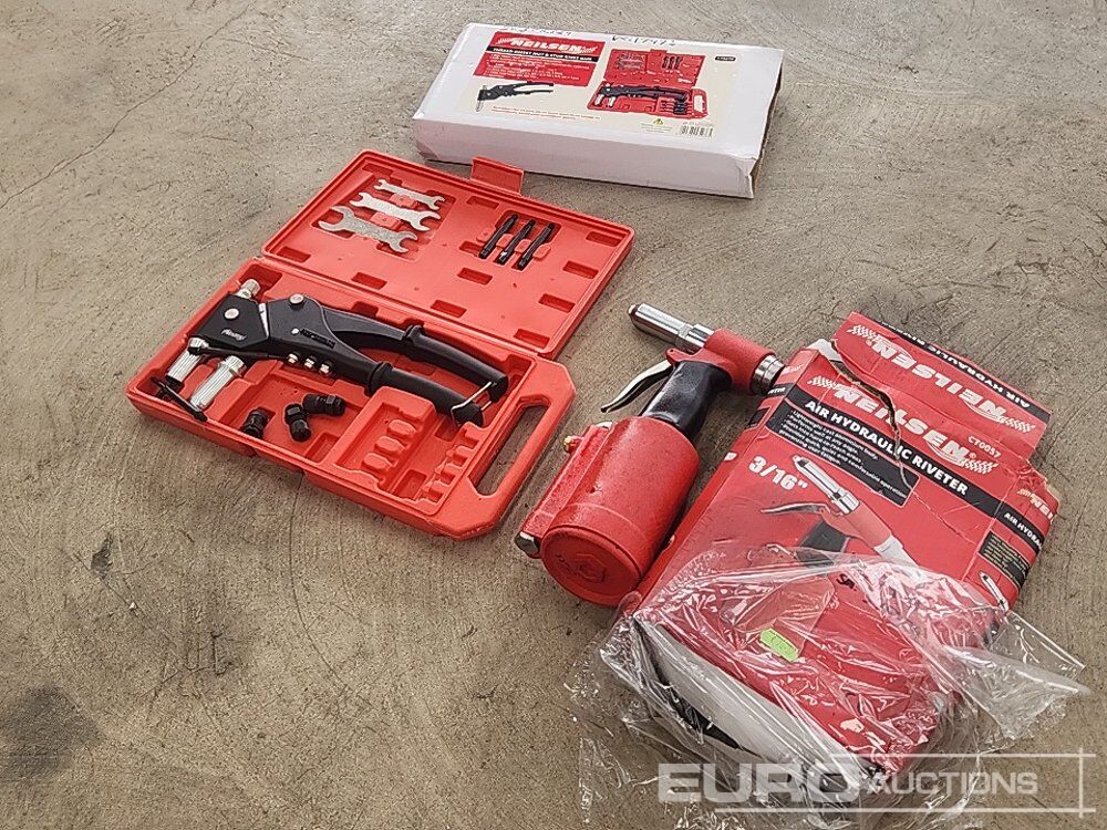 Neilsen Rivet Gun, Bits & Pneumatic Hydraulic Riveter - Oprema za delavnice: slika 4 Neilsen Rivet Gun, Bits & Pneumatic Hydraulic Riveter - Oprema za delavnice: slika 4