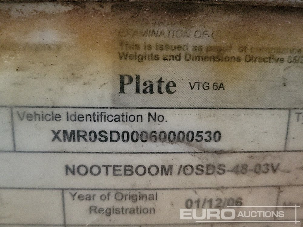 Nizko noseča polprikolica Nooteboom OSDS-48-03V: slika 48