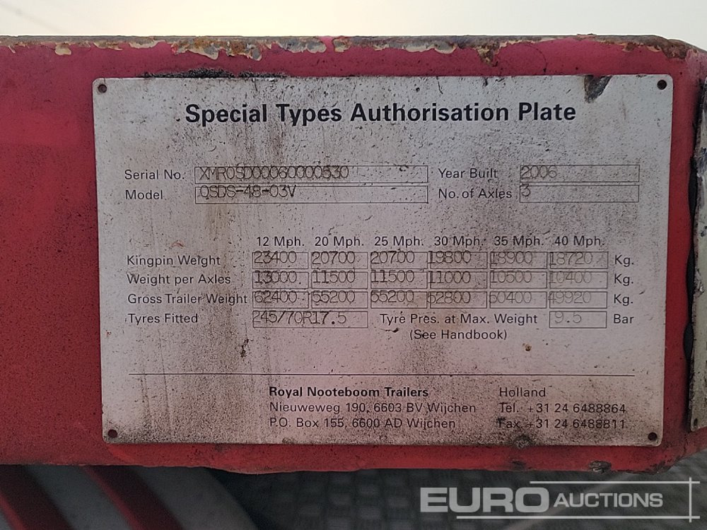 Nizko noseča polprikolica Nooteboom OSDS-48-03V: slika 49