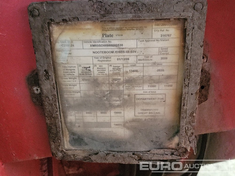 Nizko noseča polprikolica Nooteboom OSDS-48-03V: slika 47