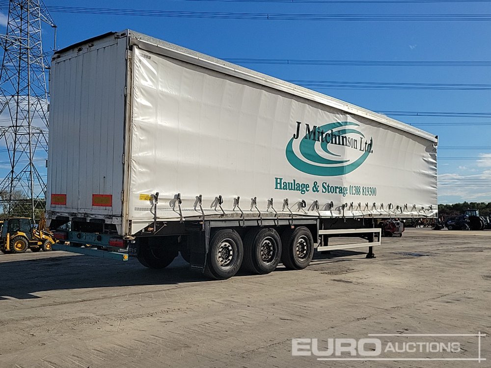 Schmitz Tri Axle Curtainsider Trailer (Plating Certificate Available) - Polprikolica s ponjavo: slika 5 Schmitz Tri Axle Curtainsider Trailer (Plating Certificate Available) - Polprikolica s ponjavo: slika 5
