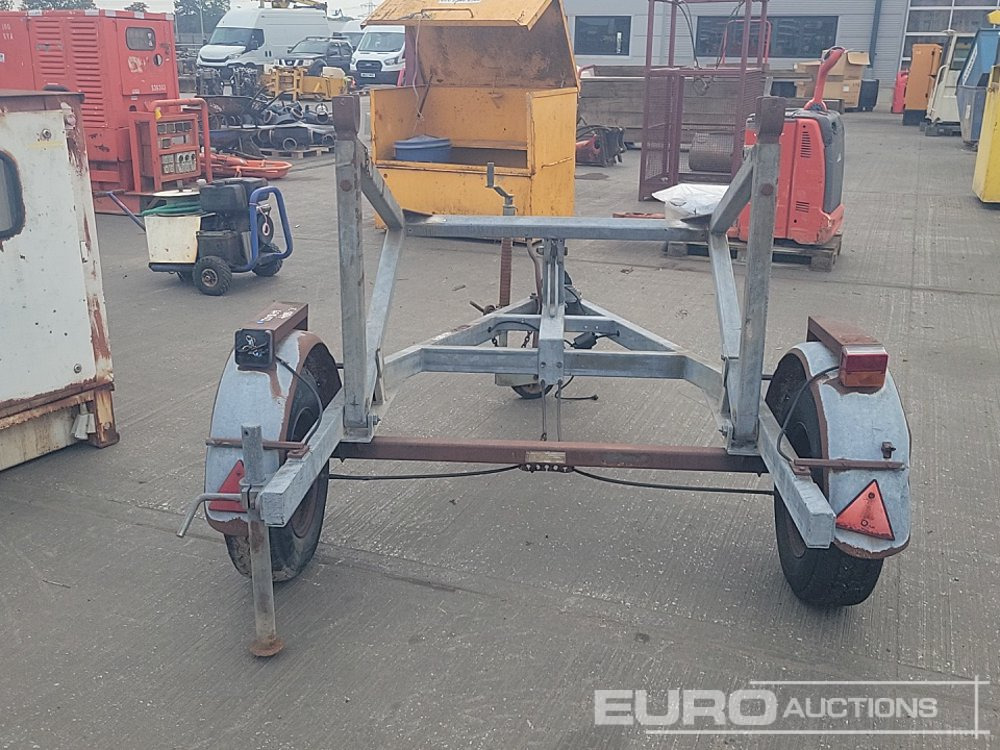 Single Axle Cable Reel Trailer - Prikolica za prevoz strojev: slika 4 Single Axle Cable Reel Trailer - Prikolica za prevoz strojev: slika 4