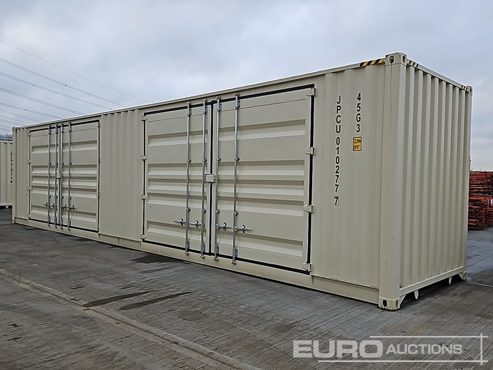 Unused 2025 40' x 8' High Cube Container, 2 Side Doors, 1 End Door (Cannot Be Reconsigned) - Ladijski kontejner: slika 1 Unused 2025 40' x 8' High Cube Container, 2 Side Doors, 1 End Door (Cannot Be Reconsigned) - Ladijski kontejner: slika 1