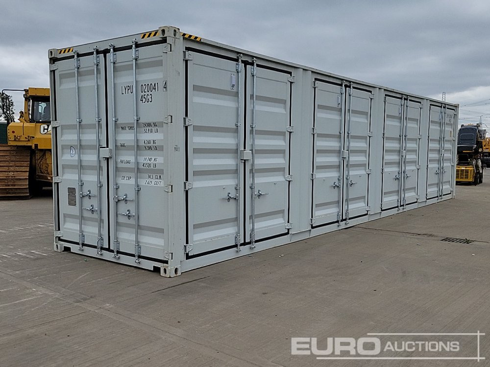 Unused 2025 40' x 8' High Cube Container, 4 Side Doors, 1 End Door (Cannot Be Reconsigned) - Ladijski kontejner: slika 1 Unused 2025 40' x 8' High Cube Container, 4 Side Doors, 1 End Door (Cannot Be Reconsigned) - Ladijski kontejner: slika 1