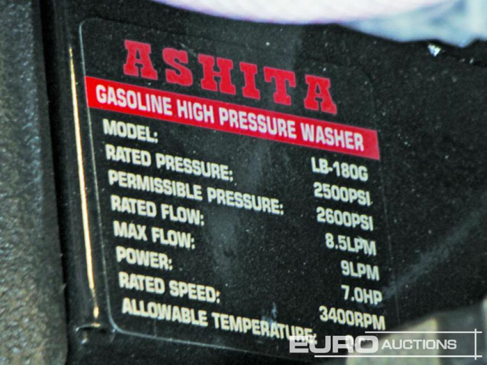 Visokotlačni čistilec Unused 2025 Ashita LB-180G: slika 8