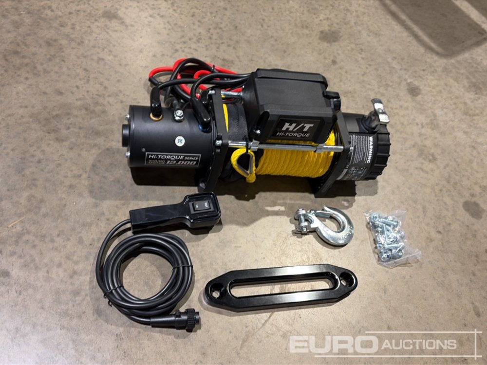 Unused 2025 Hi-Torque HT12000 Electric Winch with Synthetic Rope, 12,000lb line pull, 3/8" x 85' Rope - Vitel: slika 2 Unused 2025 Hi-Torque HT12000 Electric Winch with Synthetic Rope, 12,000lb line pull, 3/8" x 85' Rope - Vitel: slika 2