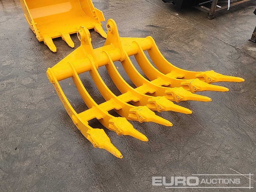 Unused 32" Rake 45mm Pin to suit 4-6 Ton Excavator - Žlica: slika 4 Unused 32" Rake 45mm Pin to suit 4-6 Ton Excavator - Žlica: slika 4