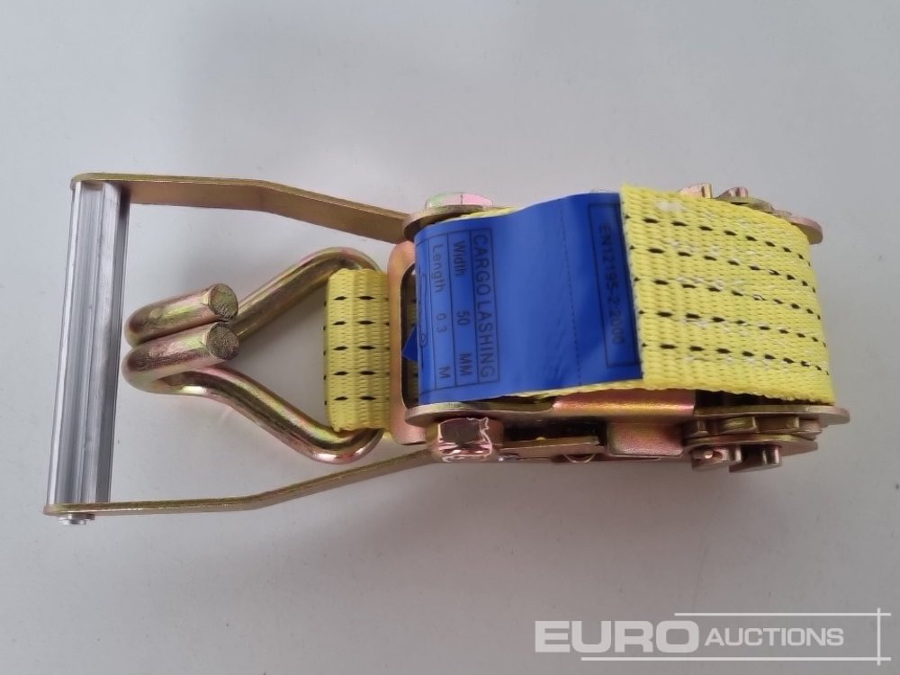 Gradbena oprema Unused Boss 4M x 50mm 5 Ton Ratchet Straps with Sling (4 of): slika 7