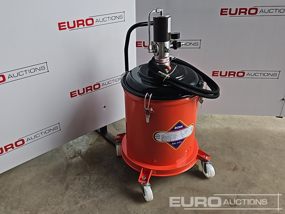 Unused Boss BS-40L 40 Ltr Pneumatic High Pressure Grease Pump - Gradbena oprema: slika 1 Unused Boss BS-40L 40 Ltr Pneumatic High Pressure Grease Pump - Gradbena oprema: slika 1