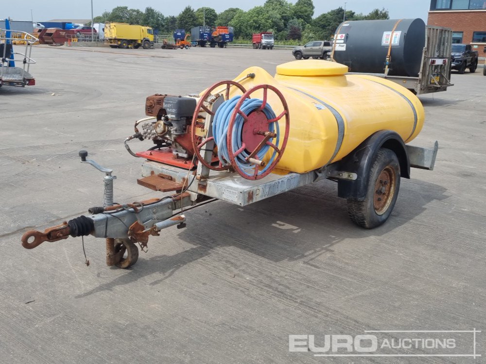 Western Trailers Single Axle Plastic Water Bowser, Honda Pressure Washer - Visokotlačni čistilec: slika 1 Western Trailers Single Axle Plastic Water Bowser, Honda Pressure Washer - Visokotlačni čistilec: slika 1