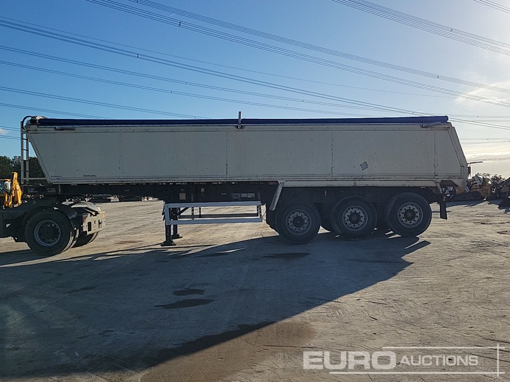 Wilcox Tri Axle Tipping Trailer, Front Lift Axle, Easy Sheet - Kiper polprikolica: slika 2 Wilcox Tri Axle Tipping Trailer, Front Lift Axle, Easy Sheet - Kiper polprikolica: slika 2