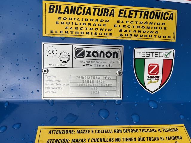 Zanon TFM2R 1900 - Mulčer kladivar: slika 3 Zanon TFM2R 1900 - Mulčer kladivar: slika 3