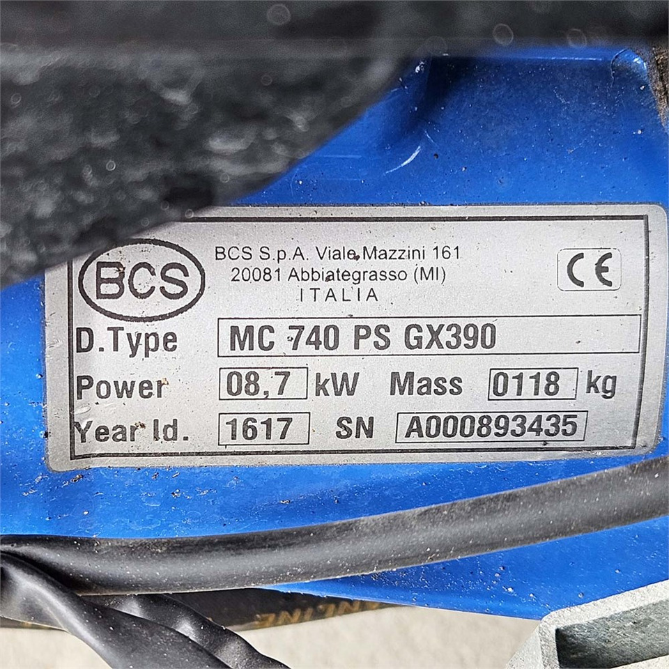 Vrtni orač BCS MC 740 PS GX390: slika 37