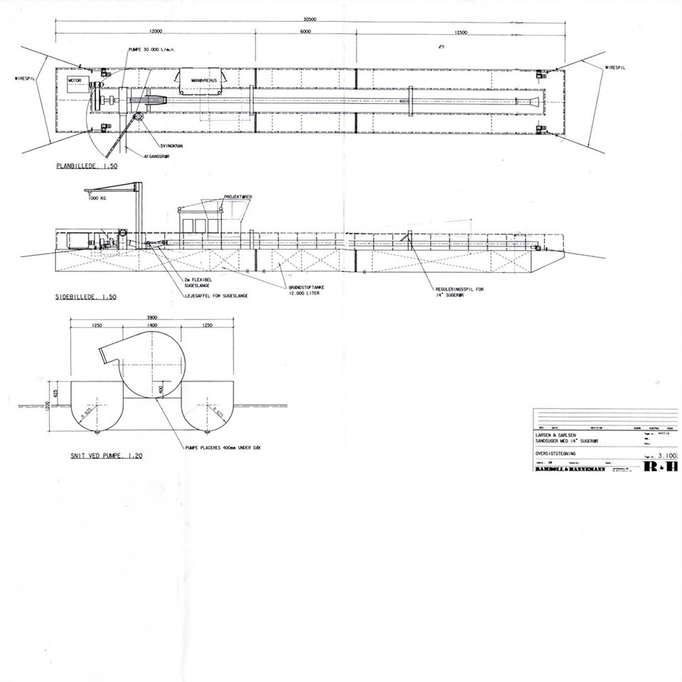Larsen & Carlsen 28 m Sand Dredger - Drugi stroj: slika 5 Larsen & Carlsen 28 m Sand Dredger - Drugi stroj: slika 5