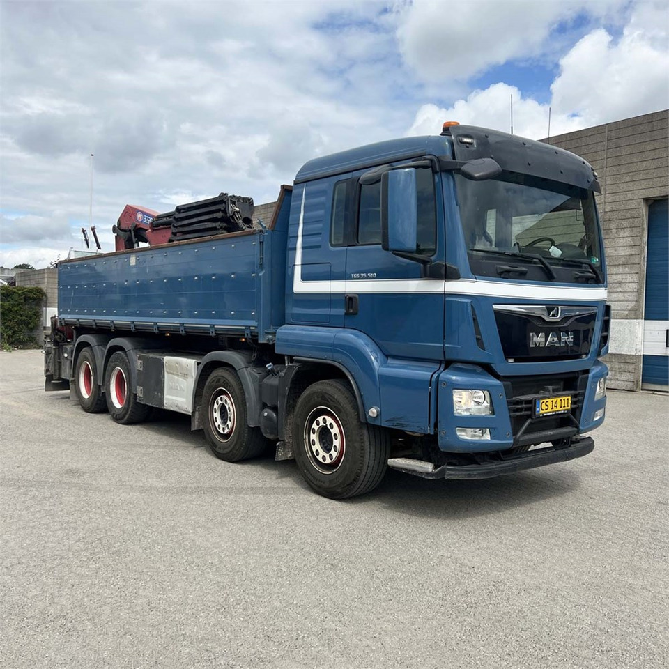 MAN TGS 35.510 8x4 BL - Tovornjak z dvigalom, Tovornjak s kesonom: slika 1 MAN TGS 35.510 8x4 BL - Tovornjak z dvigalom, Tovornjak s kesonom: slika 1