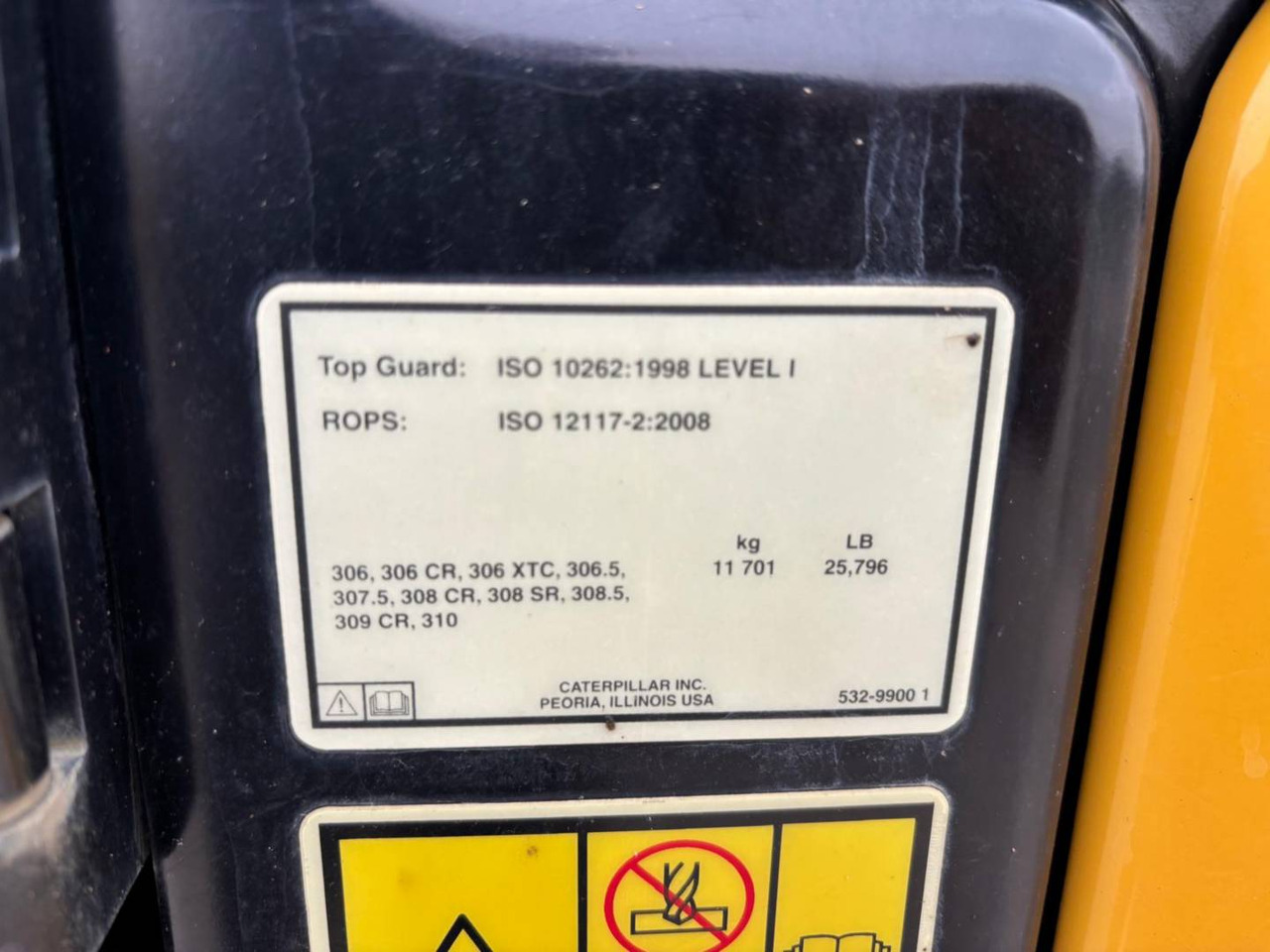 Bager goseničar CAT 307.5: slika 22