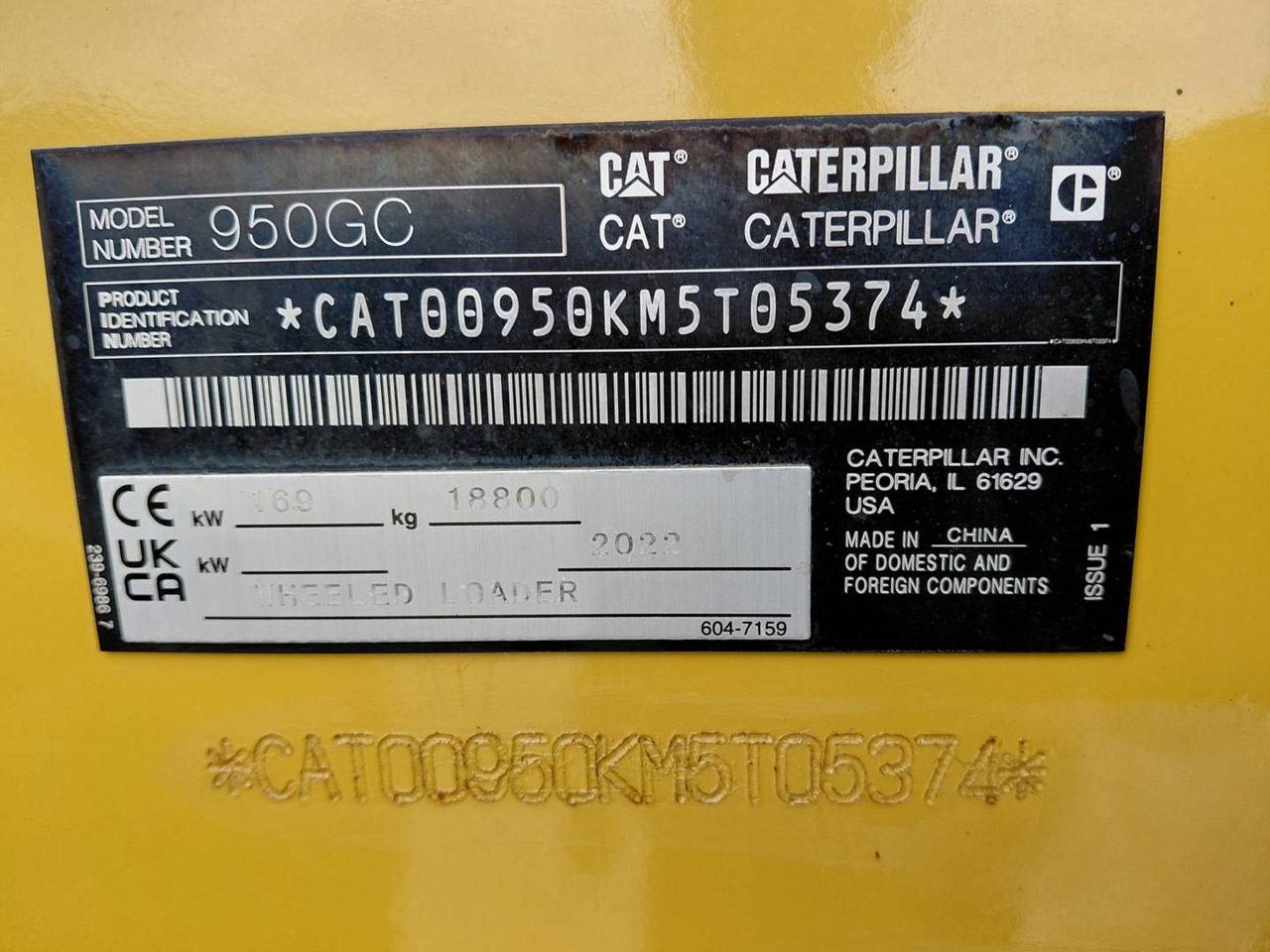 Kolesni nakladalec CAT 950GC: slika 22