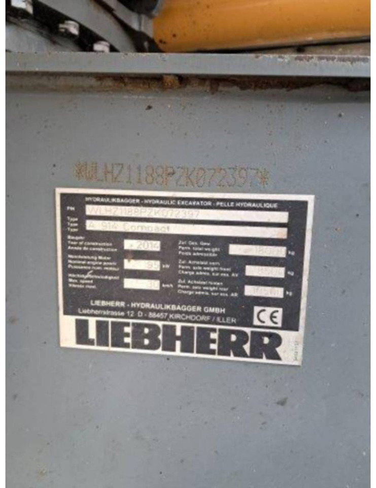 LIEBHERR A914 - Bager na kolesih: slika 4 LIEBHERR A914 - Bager na kolesih: slika 4