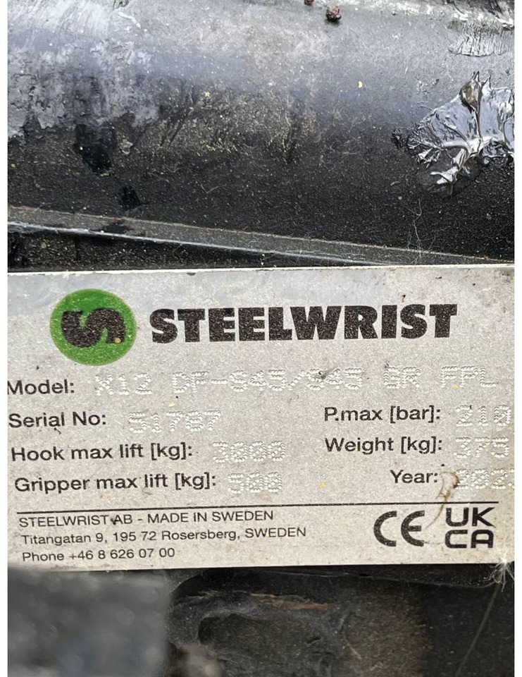 STILL STEELWRIST/X12/S45/S45/TILT/ROTATOR - Tiltrotator: slika 3 STILL STEELWRIST/X12/S45/S45/TILT/ROTATOR - Tiltrotator: slika 3