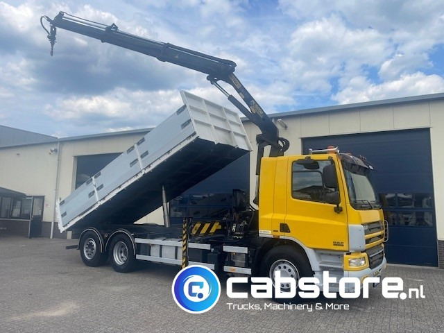 DAF CF 75.310 FAN 6x2 Euro 5 - MANUAL - Bouwjaar 2008 - Kipper - Palfinger PK 15002 Performance - Km 550.899 - Good condition! - Tovornjak prekucnik, Tovornjak z dvigalom: slika 1 DAF CF 75.310 FAN 6x2 Euro 5 - MANUAL - Bouwjaar 2008 - Kipper - Palfinger PK 15002 Performance - Km 550.899 - Good condition! - Tovornjak prekucnik, Tovornjak z dvigalom: slika 1
