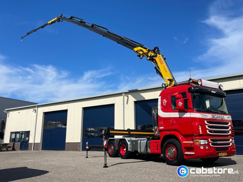 Scania G 400 A 6X2*4 HNA Euro 5 - Handgeschakeld - FASSI F455XP + JIP Autolaadkraan - Bouwjaar 2010 - Km 748.730 - Very good condition !! - Vlačilec: slika 1 Scania G 400 A 6X2*4 HNA Euro 5 - Handgeschakeld - FASSI F455XP + JIP Autolaadkraan - Bouwjaar 2010 - Km 748.730 - Very good condition !! - Vlačilec: slika 1
