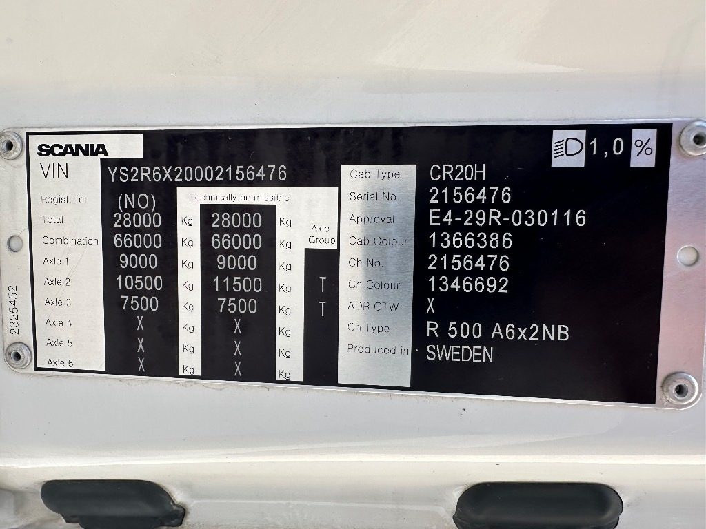 Vlačilec Scania R 500 6X2: slika 12