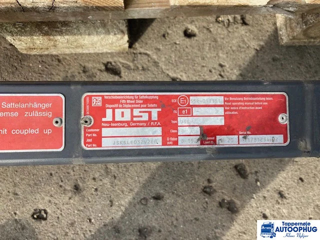 Scania JOST skammel flytbar - Spojni element za priklopnik za Tovornjak: slika 5 Scania JOST skammel flytbar - Spojni element za priklopnik za Tovornjak: slika 5