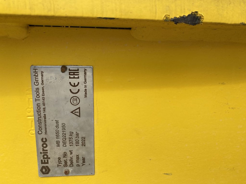 Epiroc MB1650D - Hidravlično kladivo za Gradbeni stroj: slika 2 Epiroc MB1650D - Hidravlično kladivo za Gradbeni stroj: slika 2