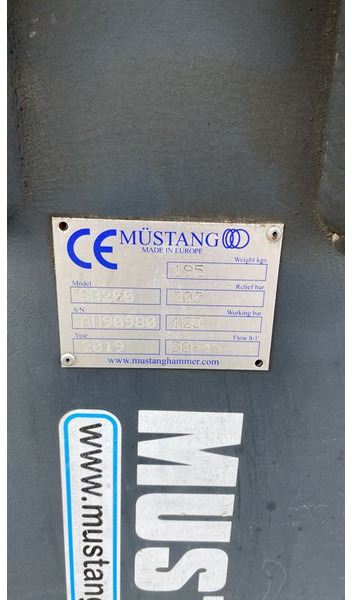 Mustang SB 200 - Hidravlično kladivo za Gradbeni stroj: slika 5 Mustang SB 200 - Hidravlično kladivo za Gradbeni stroj: slika 5