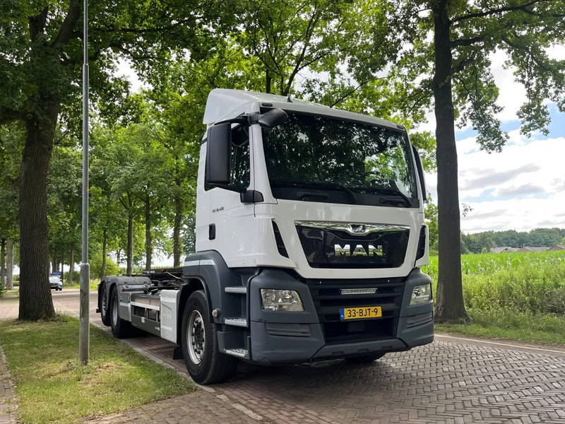 MAN TGS 26.420 container systeem met kabels - Kontejnerski tovornjak/ Tovornjak z zamenljivim tovoriščem: slika 1 MAN TGS 26.420 container systeem met kabels - Kontejnerski tovornjak/ Tovornjak z zamenljivim tovoriščem: slika 1