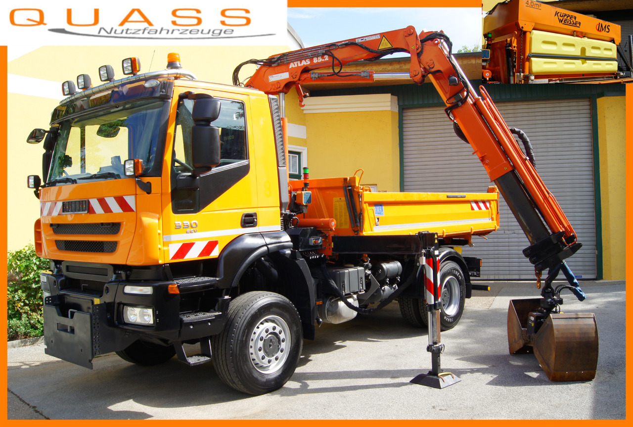 IVECO 190T33 Trakker 4x4/ATLAS 85.2/Euro5/Winterdienst/Streuer - Vozilo za zimsko službo: slika 1 IVECO 190T33 Trakker 4x4/ATLAS 85.2/Euro5/Winterdienst/Streuer - Vozilo za zimsko službo: slika 1