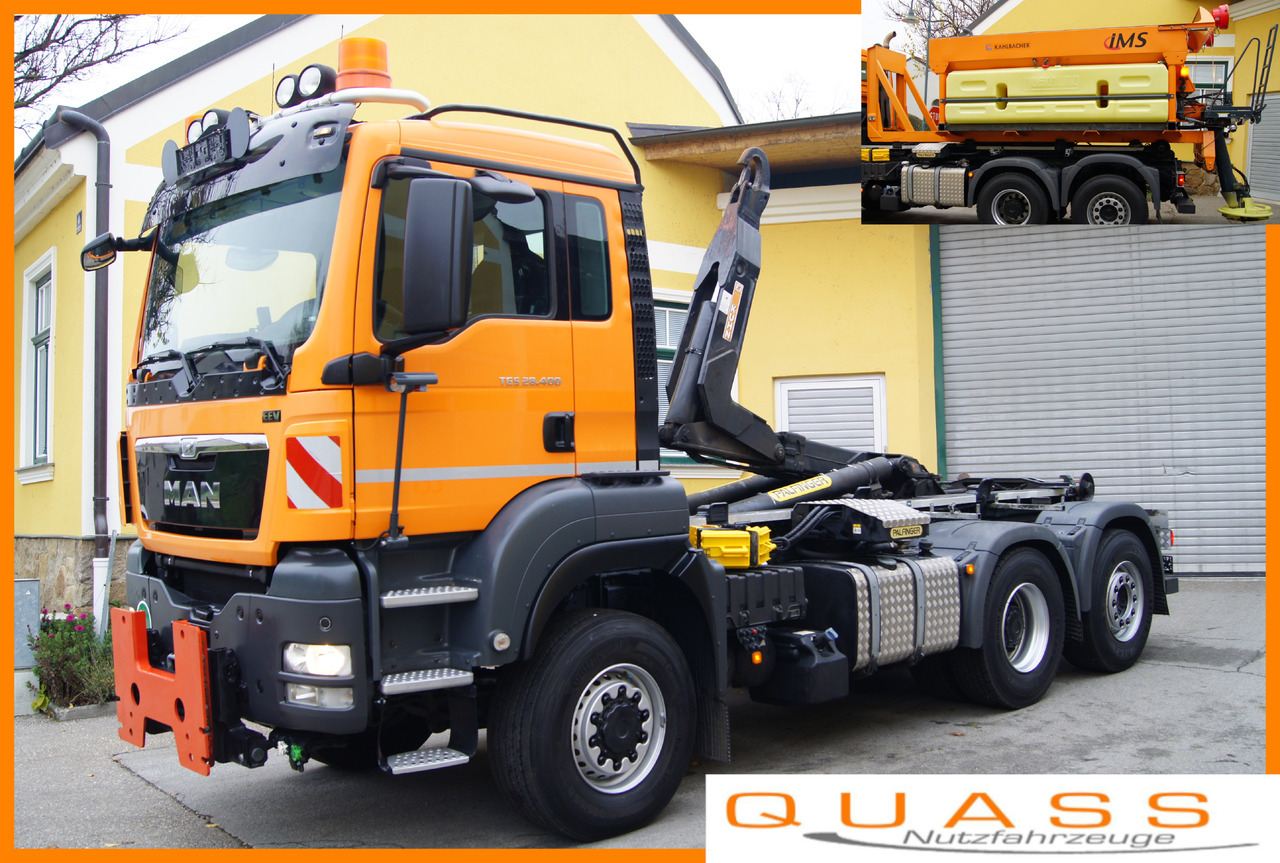 MAN TGS 28.400 BL 6x4-4/TÜV/PALIFT/Winterdienst/Salzstreuer/Streuer/Schneepflug - Tovornjak prekucnik: slika 1 MAN TGS 28.400 BL 6x4-4/TÜV/PALIFT/Winterdienst/Salzstreuer/Streuer/Schneepflug - Tovornjak prekucnik: slika 1