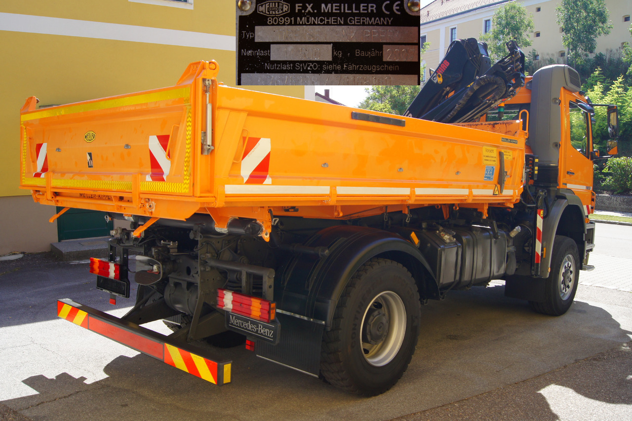 MERCEDES-BENZ AXOR 1833 4x4/TÜV/Eur4/HIAB 088/MEILLER/Winterdienst/Salzstreuer - Tovornjak prekucnik, Tovornjak z dvigalom: slika 5 MERCEDES-BENZ AXOR 1833 4x4/TÜV/Eur4/HIAB 088/MEILLER/Winterdienst/Salzstreuer - Tovornjak prekucnik, Tovornjak z dvigalom: slika 5