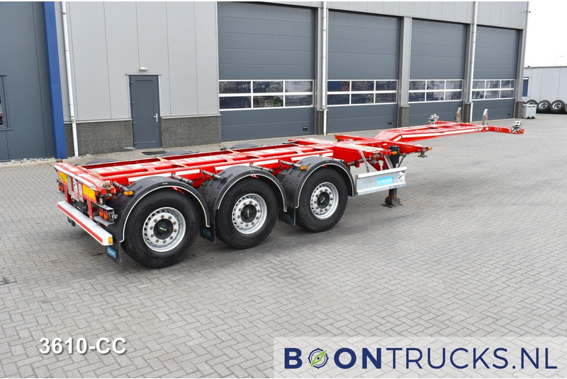 D-Tec FLEXITRAILER | 2x20-30-40-45ft HC * 2x LIFT AXLE * 2x EXTENDABLE * DISC BRAKES - Kontejnerska polprikolica/ Polprikolica z zamenljivim tovoriščem: slika 1 D-Tec FLEXITRAILER | 2x20-30-40-45ft HC * 2x LIFT AXLE * 2x EXTENDABLE * DISC BRAKES - Kontejnerska polprikolica/ Polprikolica z zamenljivim tovoriščem: slika 1