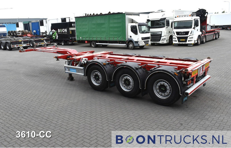 D-Tec FLEXITRAILER | 2x20-30-40-45ft HC * 2x LIFT AXLE * 2x EXTENDABLE * DISC BRAKES - Kontejnerska polprikolica/ Polprikolica z zamenljivim tovoriščem: slika 3 D-Tec FLEXITRAILER | 2x20-30-40-45ft HC * 2x LIFT AXLE * 2x EXTENDABLE * DISC BRAKES - Kontejnerska polprikolica/ Polprikolica z zamenljivim tovoriščem: slika 3